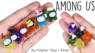 How to DIY Among Us Imposters & Body Found Polymer Clay/Resin Tutorial