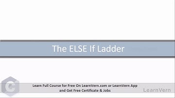 Nested If Statement in C - Video in Hindi