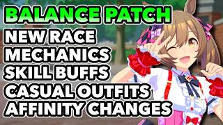 NEW RACE MECHANICS! UPDATED SKILLS! ADJUSTED AFFINITY AND MORE! - Uma Musume Balance Patch Rundown
