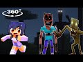 Minecraft 360°: Aphmau vs HORROR MODS (Can She Survive?!)