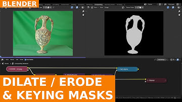 Blender Compositing: How to Use Dilate / Erode to Fix "Holes" in Color Keying Mattes