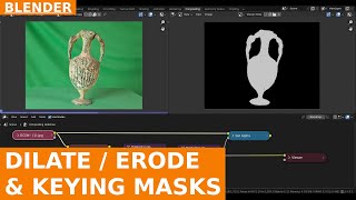 Blender Compositing: How to Use Dilate / Erode to Fix Holes in Color Keying Mattes