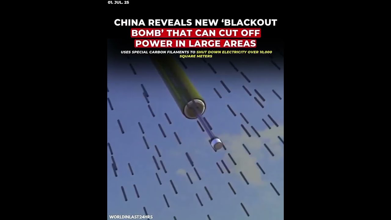 China Has Unveiled A New High Tech Weapon Known As Blackout Bomb 