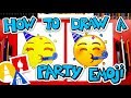 How To Draw The Party Emoji Face 🥳 + Spotlight