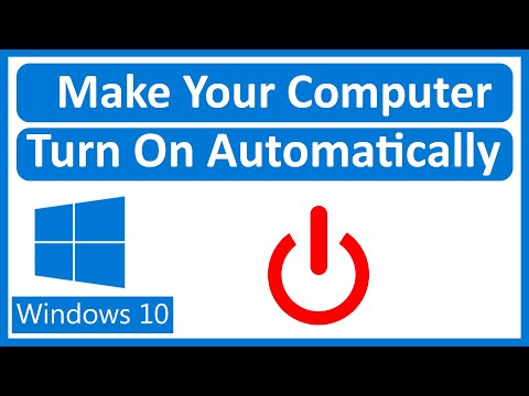 How to make your computer to START Automatically Everyday at the SAME TIME
