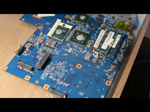 Dead Laptop Motherboard Repair. Mosfets - Dc Converter Acer 7736zg