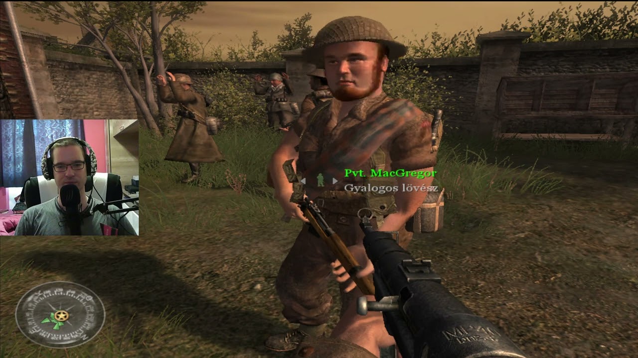 (PC, Call of Duty 2, magyar felirat) Ezek a friccek nem rúgnak labdába, ha én vagyok az ellenfél! #4