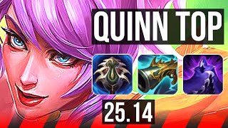 QUINN vs GANGPLANK (TOP) | EUW Master | 25.14
