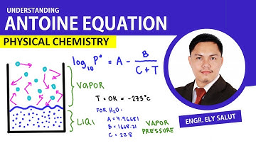 ANTOINE EQUATION AND VAPOR PRESSURE | CHEMISTRY AND CHEMICAL ENGINEERING | TAGALOG