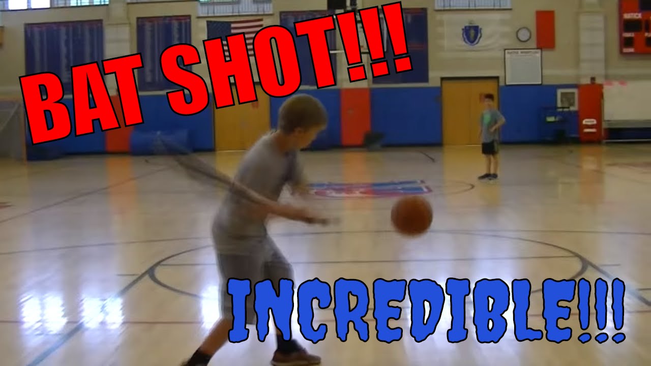 INCREDIBLE Full Court Bat Shot! [A Must Watch!] - YouTube