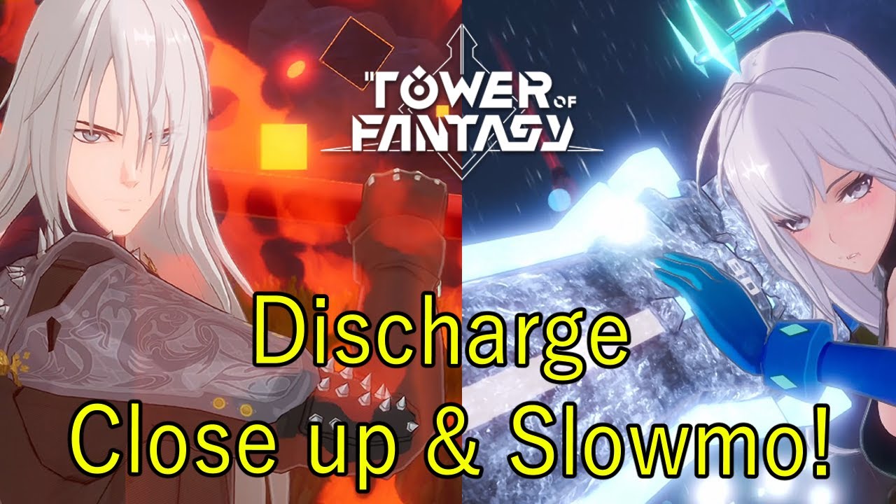 Compilation of Discharge Attacks From Tower of Fantasy