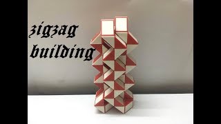 Rubik's Twist or Rubik's Transformable Snake 72 - Zigzag Building - 建造 screenshot 4
