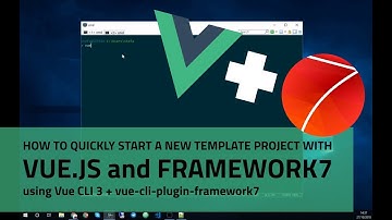 How to quickly start a new Vue.js+Framework7 project
