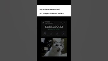 POV: You chill by the beach while your AI bagged 2 memecoins on GMGN