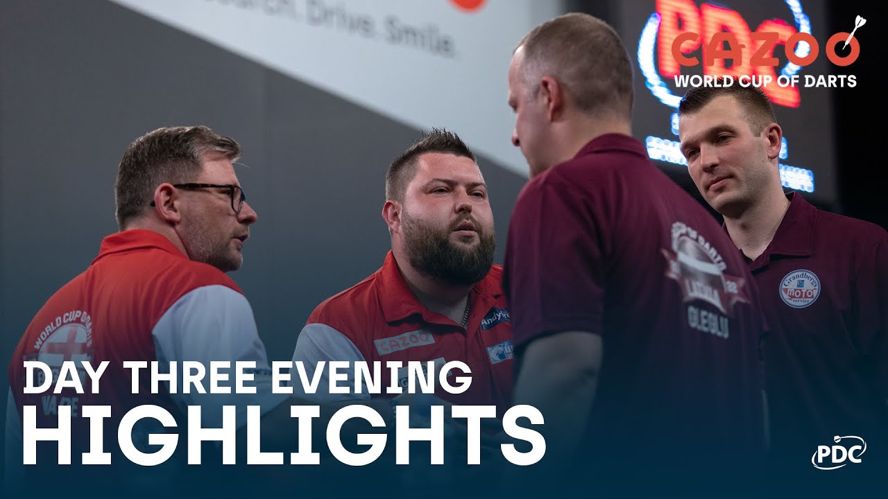 DOUBLES DECIDERS! | Day Three Evening Highlights | 2022 Cazoo World Cup of Darts