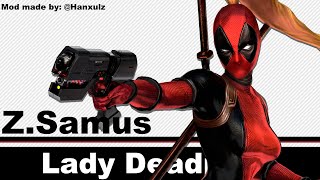 SSBU Mod: Zero Suit Samus (Marvel: Lady Deadpool)