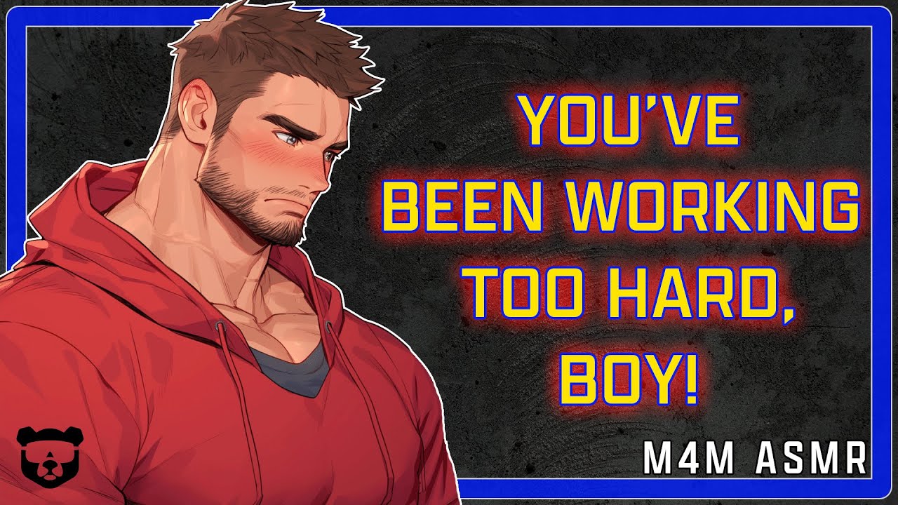 Папа-медведь утешает вас, когда вы пытаетесь выгореть [M4M]