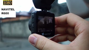 Review NAVITEL R600 - portable car video recorder 12 MP