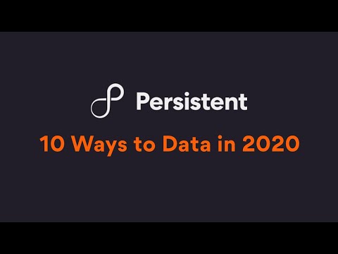 10 Ways to Data with Persistent Data Foundry