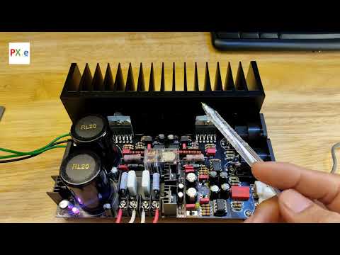 Video Review mạch Lm3886 class ab bản full đồ chơi build... - youtube