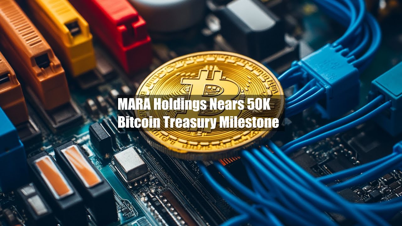 MARA Holdings Nears 50K Bitcoin Treasury Milestone - YouTube