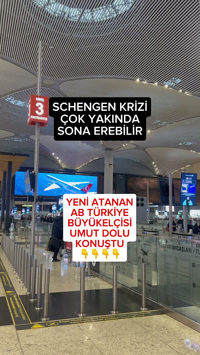 Yeni AB Büyükelçisi, yakında vize krizini çözeceklerini açıkladı Hürriyet’e #schengen