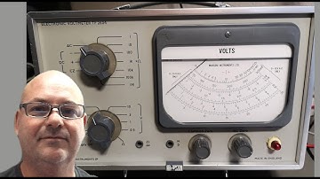 Marconi TF2604 Electronic Voltmeter ohmmeter 1966 repair teardown
