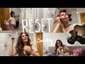 getting ready to stay in | reset vlog
