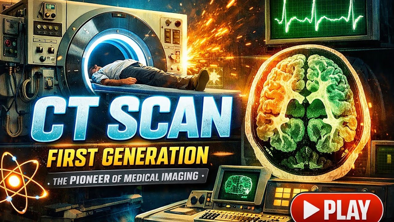 First Generation CT Scan? | Pencil Beam Technology Explained