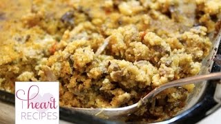 Down Home Cornbread Dressing Recipe  I Heart Recipes