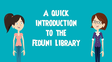 A quick intro to the FedUni Library
