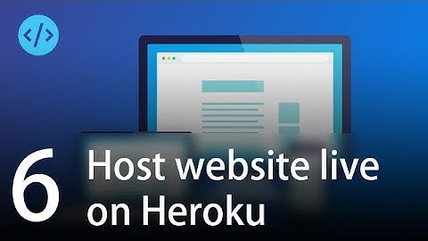 Host your website live on Heroku