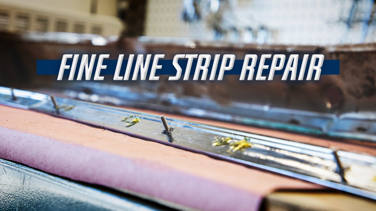 How To Repair a 1959 Cadillac Fine Line Strip