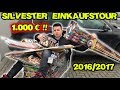 Die GRÖSSTE SILVESTER FEUERWERK EINKAUFSTOUR 2016/2017 | 1000€ ! | MrPyroManager