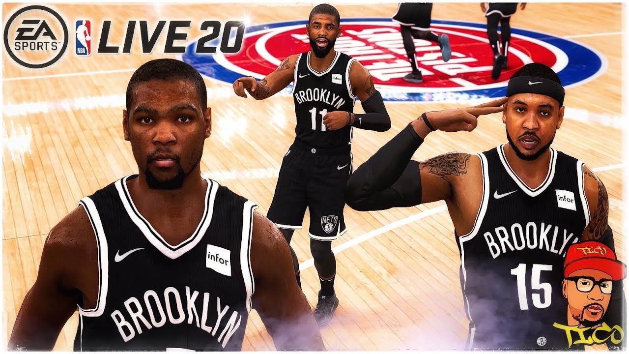 NBA LIVE 19 (LIVE 20 Updated Rosters) Brooklyn Nets Franchise Unlocking Traits 4 the Team Ep.1