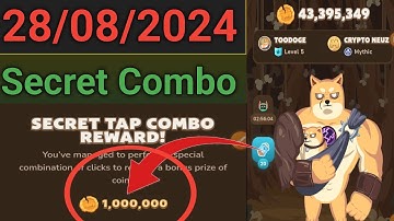 Memefi Daily Secret Combo 28 Aug 2024 | today memefi 10,00,000 coin