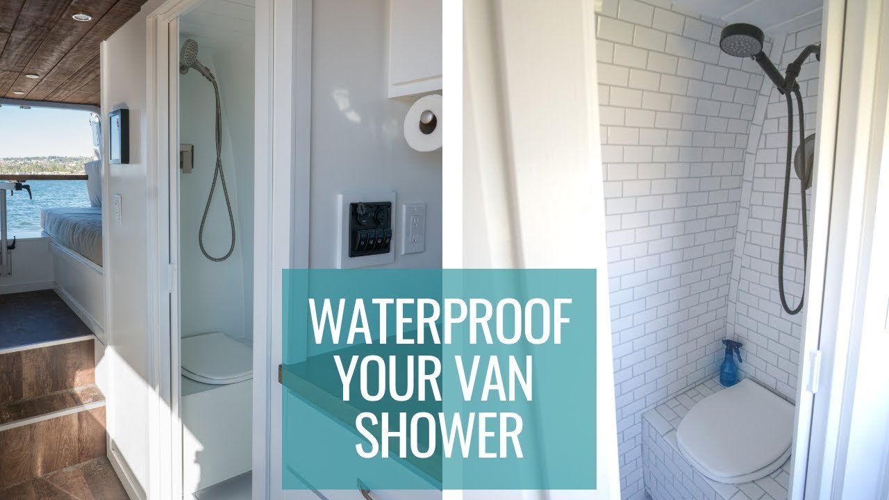 diy camper van shower