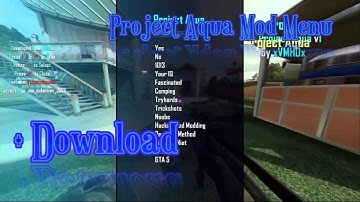 PS3/BO2/1.19 Project Aqua Menu V1 + DOWNLOAD!