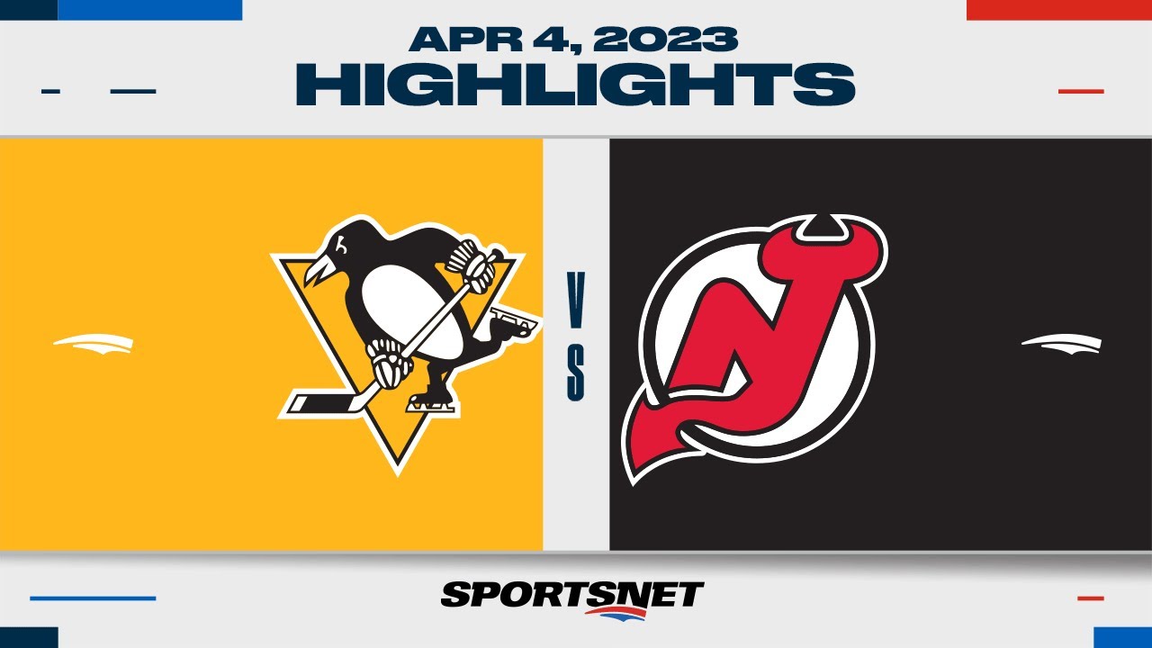 Pittsburgh Penguins vs New Jersey Devils - April 04, 2023