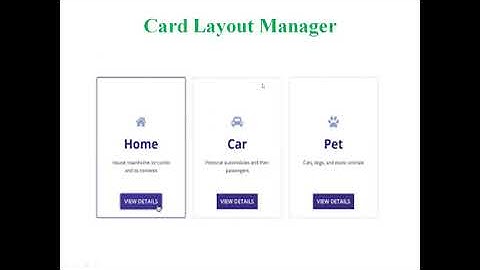 Video 41 Flow Layout and Card Layout Usage in Java