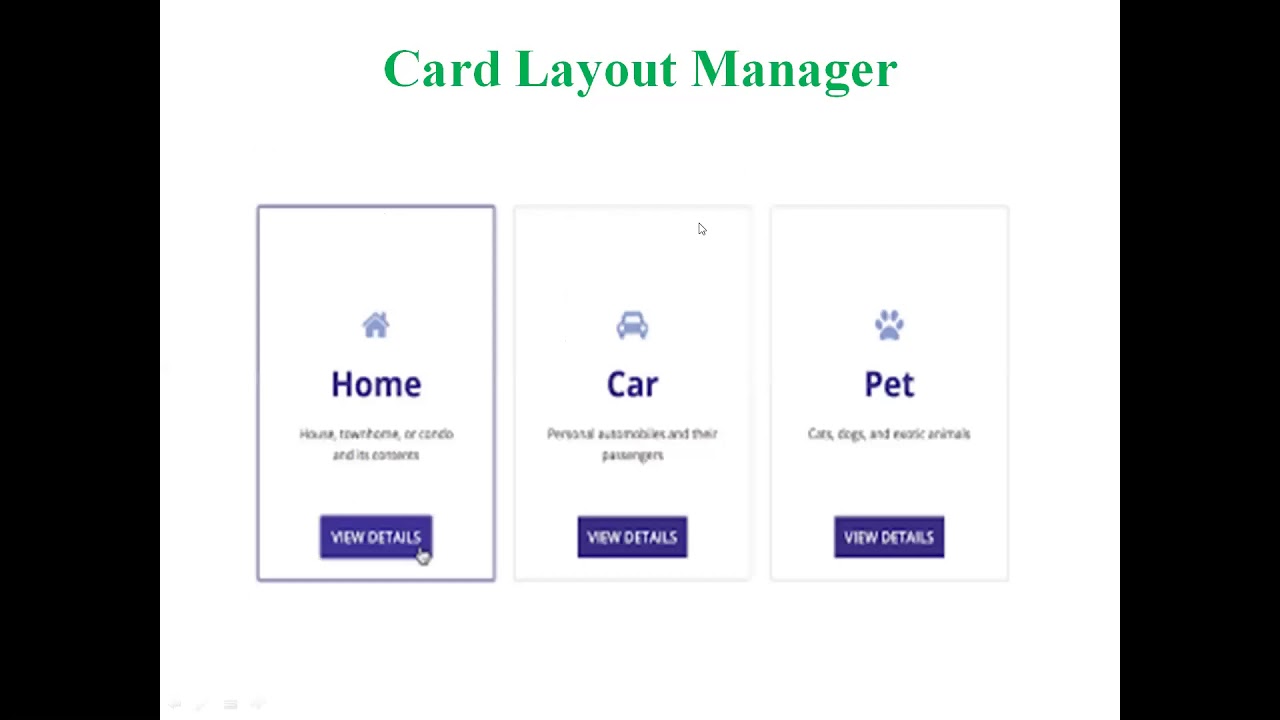 Video 41 Flow Layout and Card Layout Usage in Java - YouTube