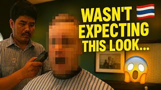 Bangkok Barbers Gave Me a CRAZY New Look! 🇹🇭✂️ (Blockhead Bangkok)
