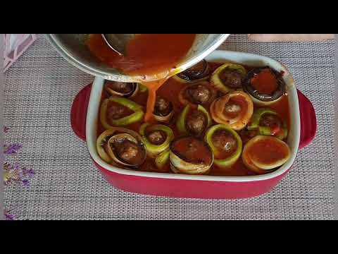 Kızartmadan❌ Patlıcan Kebap Sarma⬆️ Ana Yemek Tarifleri✔ kabak sarma????