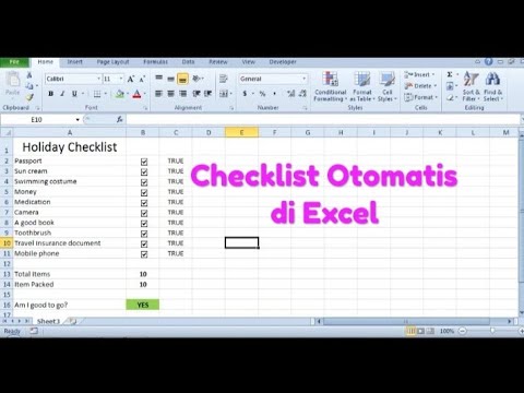 Video: Cara Membuat Syarat Di Excel