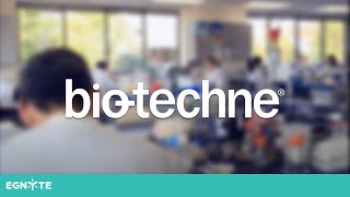Bio-Techne controls data with Egnyte, staying compliant and productive while minimizing overhead