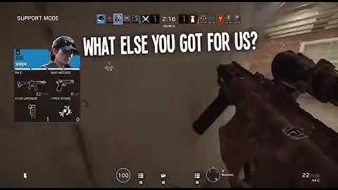 Shoot through that wall