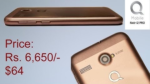 Latest Qmobile Noir I 2 Pro 2017, 1GB RAM, 8GB ROM, Android 5 0, 5MP Camera