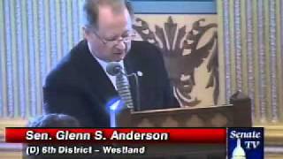 Senator Glenn S. Anderson Speaks Against the Community Colleges Budget
