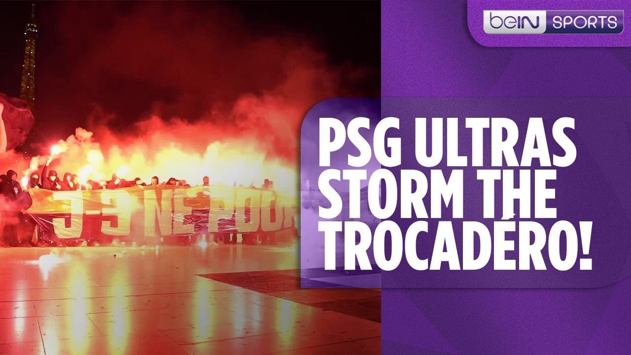 PSG Ultras go WILD in Paris ahead of the Champions League final!