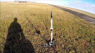 Estes Model Rocket Flights Including a D123 CATO